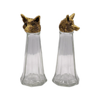 Fox Salt & Pepper Shakers Tall