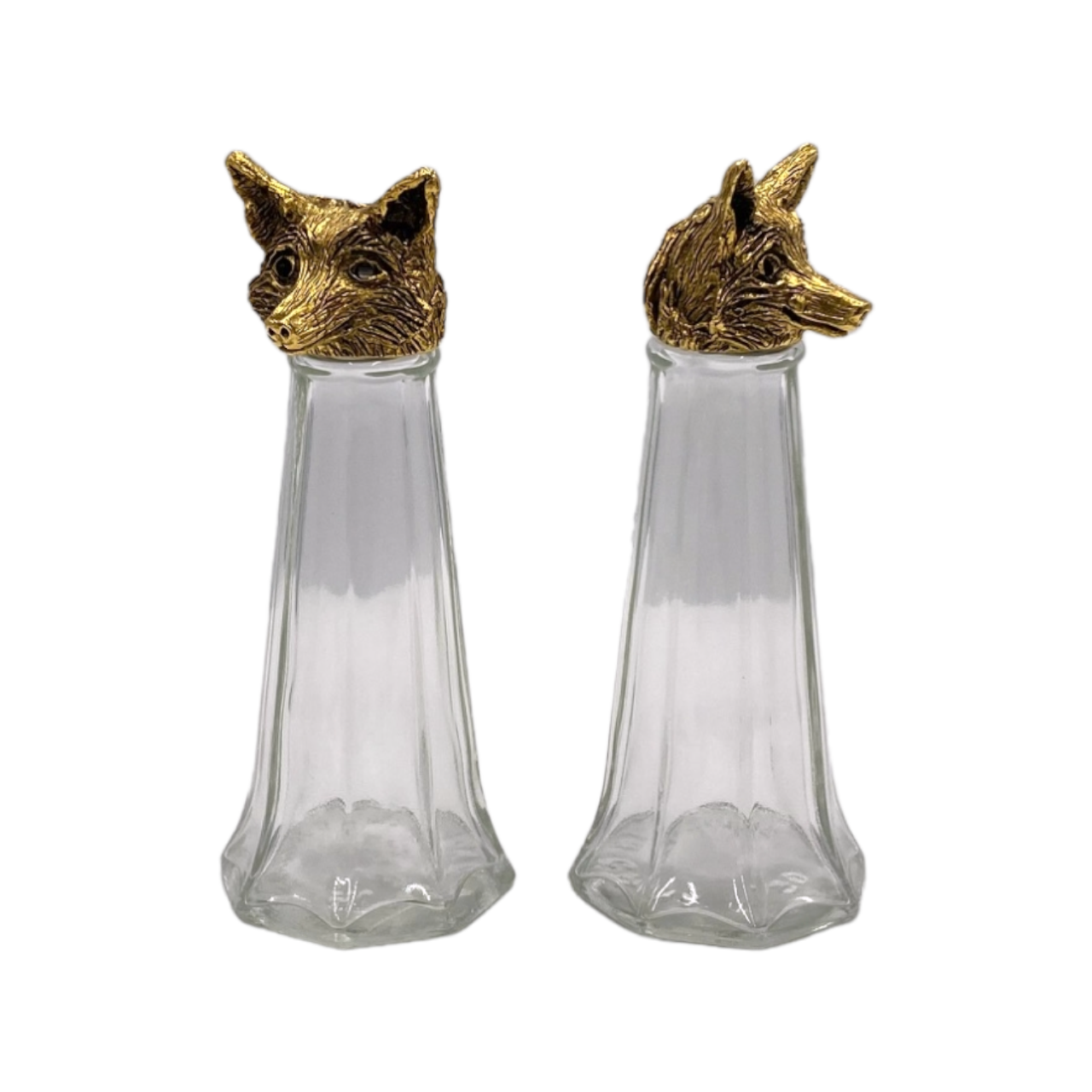Fox Salt & Pepper Shakers Tall