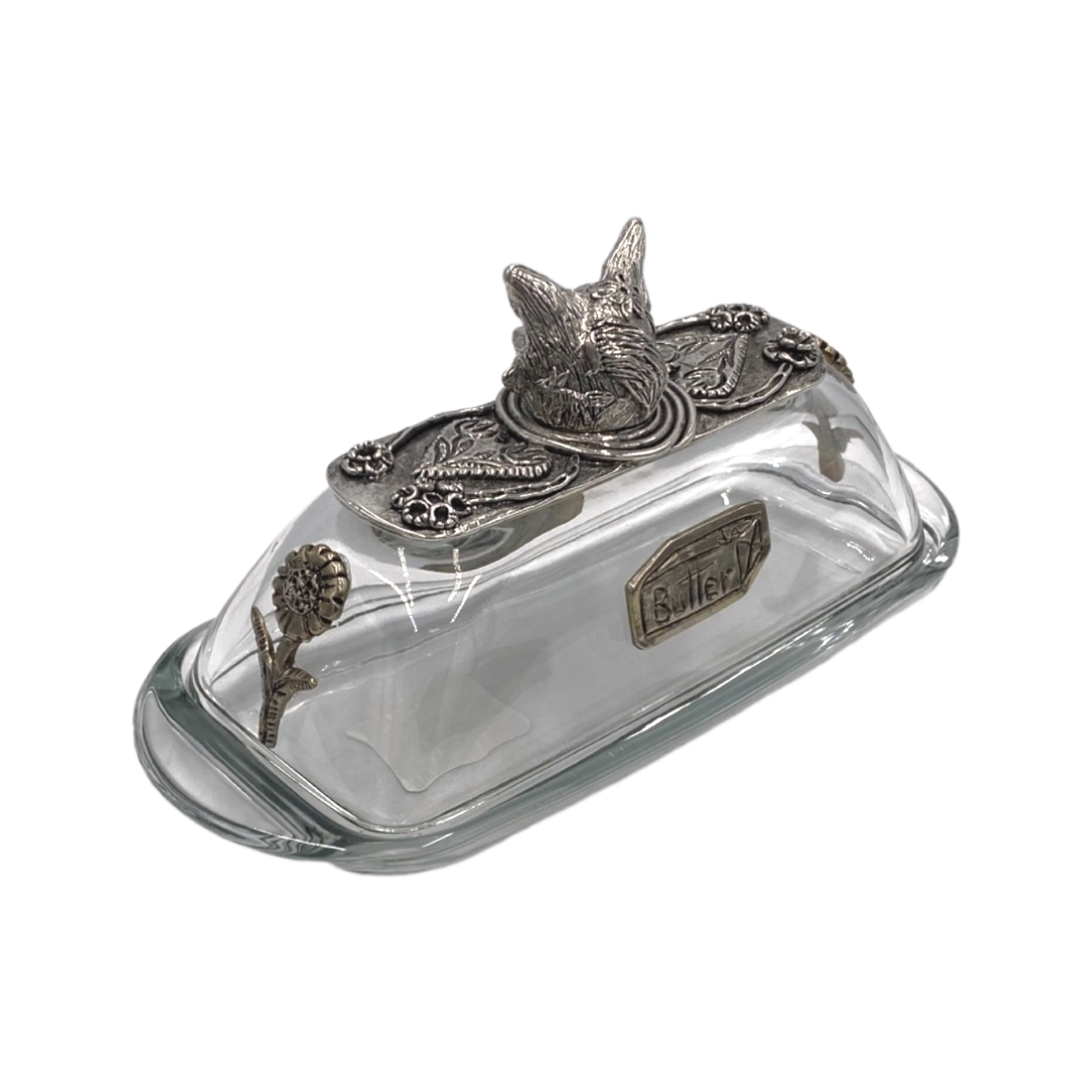 Fox Butter Dish