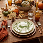 Green Horse Appetizer Plate