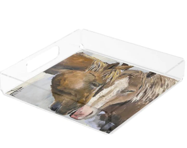Love You Most Acrylic Tray
