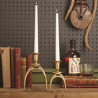 Gold Candle Holder Stirrup