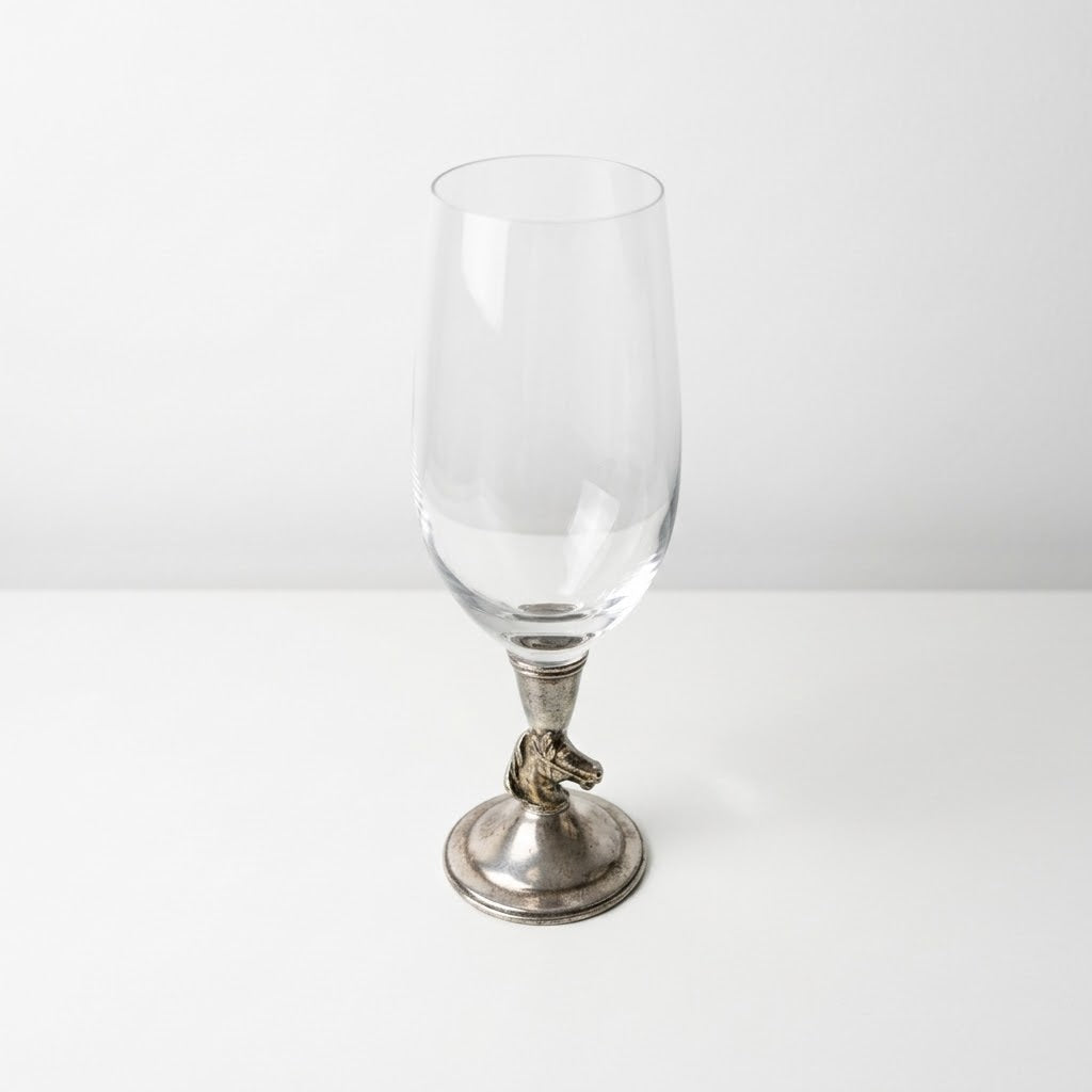 Wine Red Horse Pewter