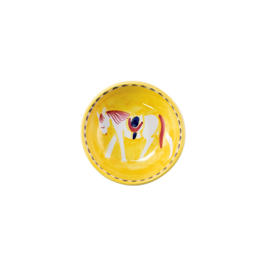 Vietri Campagna Cavallo Olive Oil Bowl