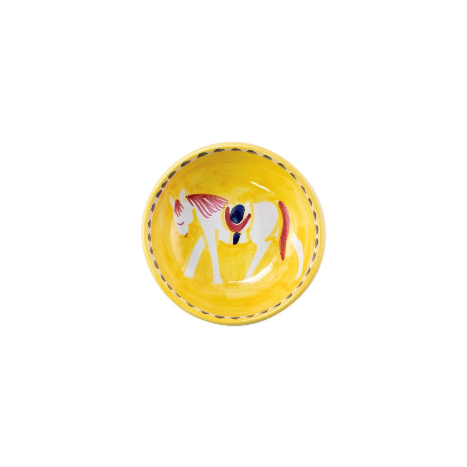 Vietri Campagna Cavallo Olive Oil Bowl