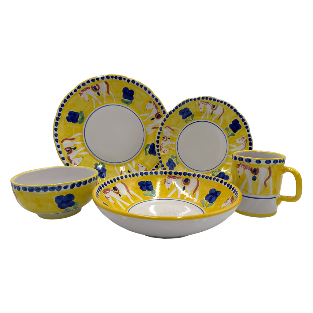 Vietri Campagna Cavallo Salad Plate