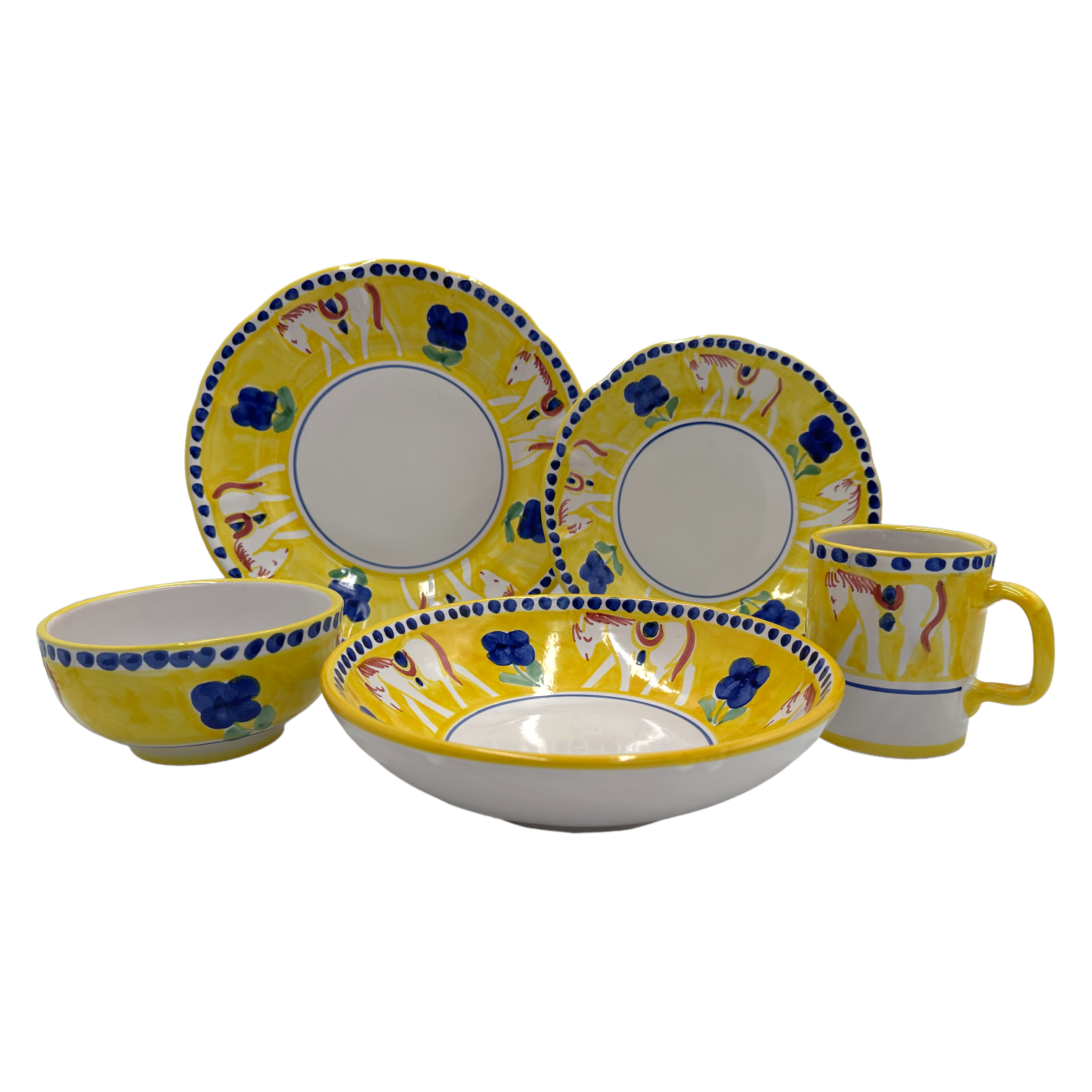 Vietri Campagna Cavallo Salad Plate