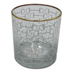 Frosted Snaffle Glasses