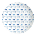 Derby Blue Melamine Plate