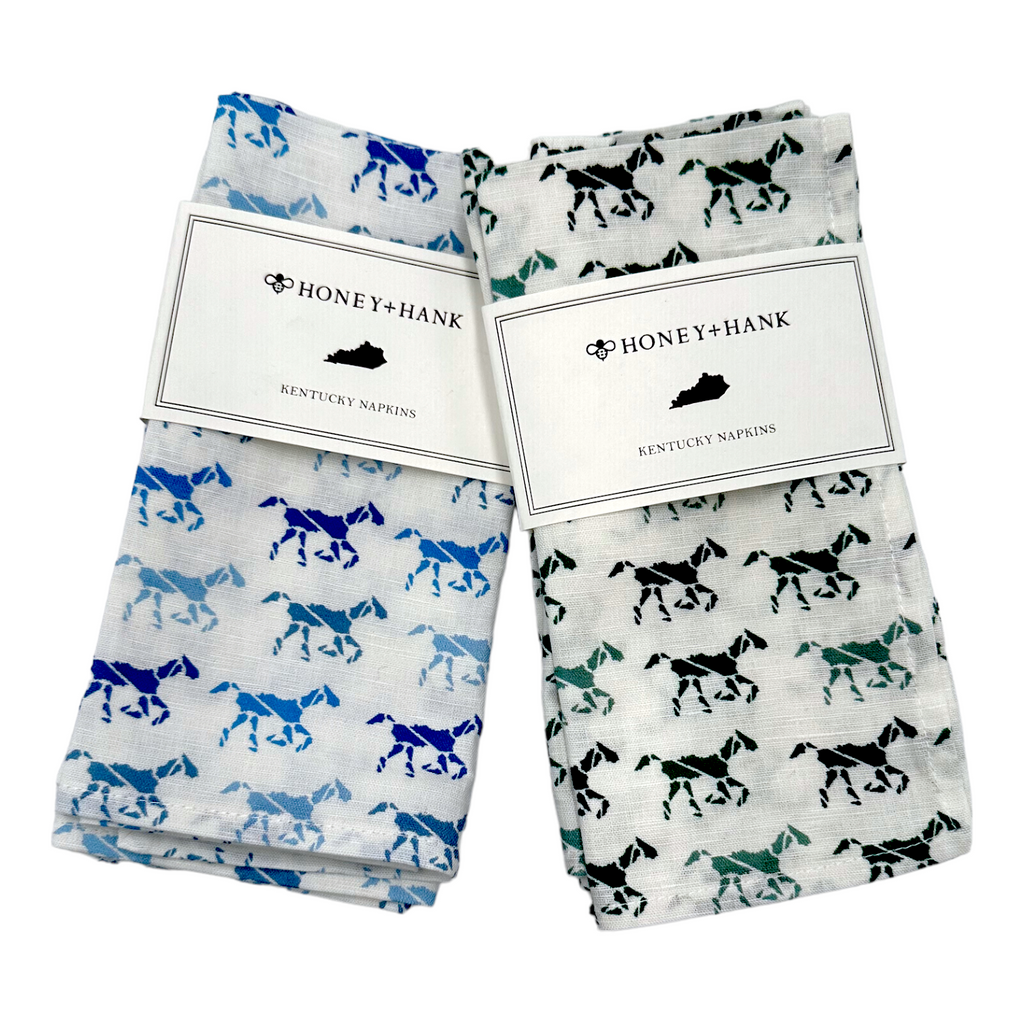 Derby Blue & Green Napkins