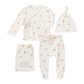 Fox Printed Organic Cotton Layette Set