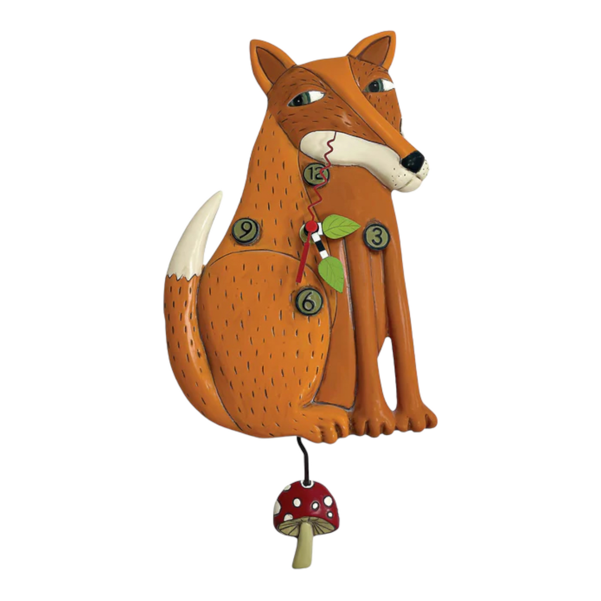 Foraging Fox Clock