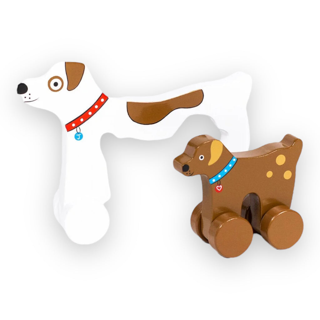 Big & Little Dog Push Toy