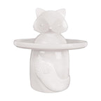 White Fox Treat Jar