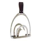 Stirrup Magazine Holder With Leather Handle