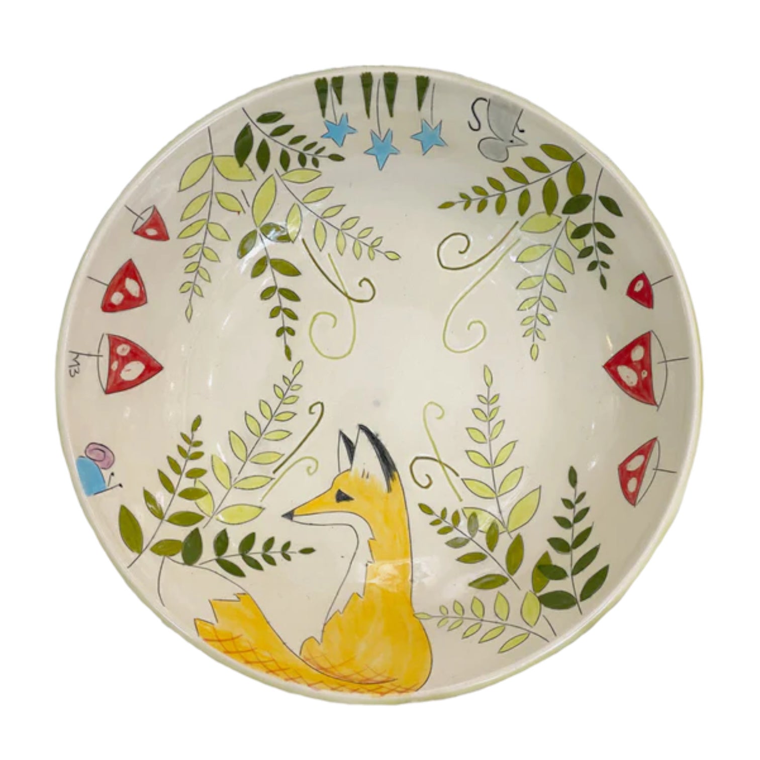 Foxes & Ferns Porcelain Bowls