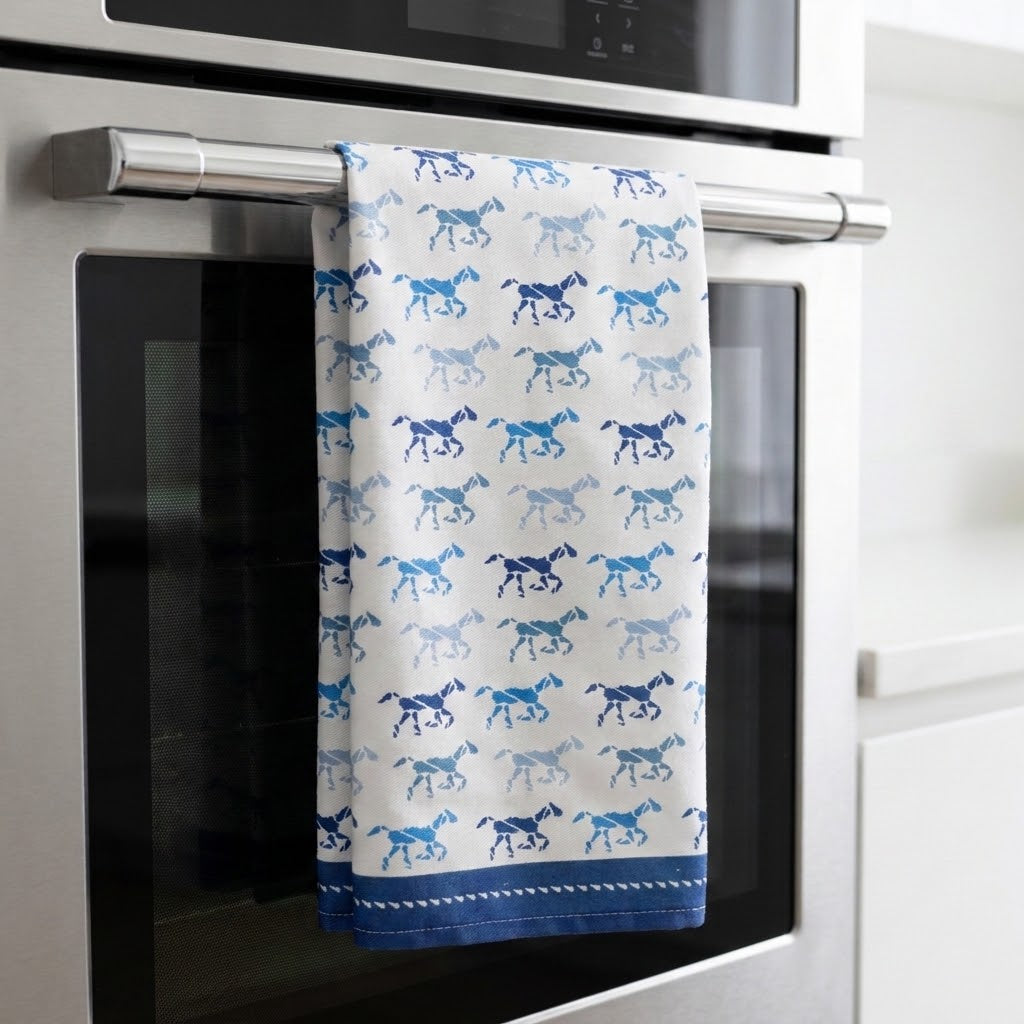 Derby Blue & Green Tea Towels