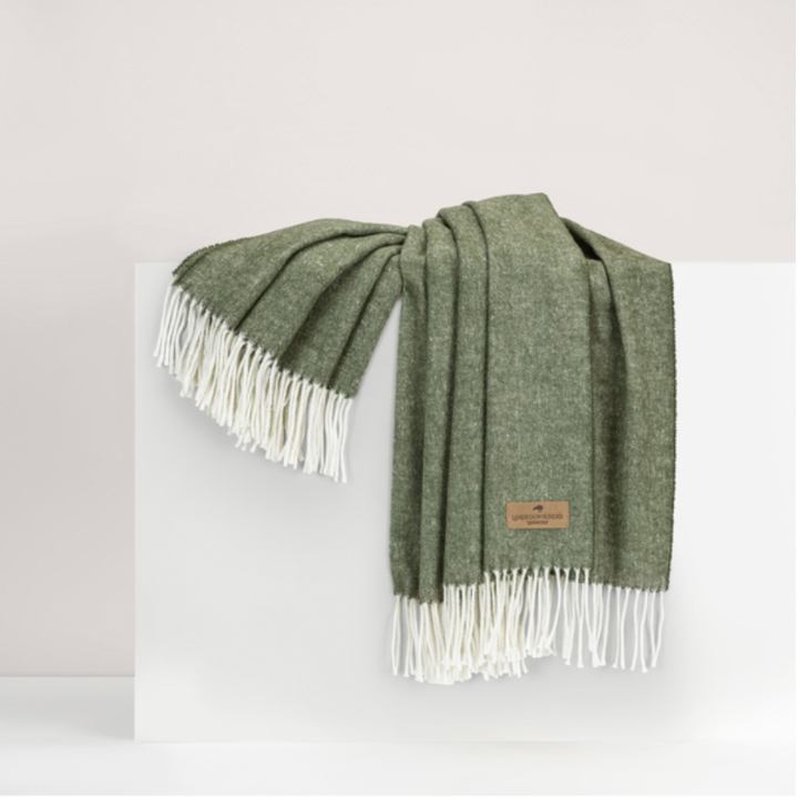 Italian Herringbone Throw Hunter