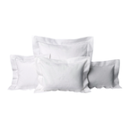 Hemstitched Monogram Boudoir Pillow