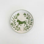 Green Horse Appetizer Plate