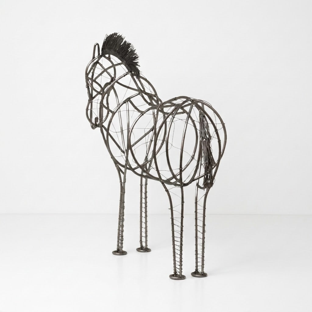 Wire Horse Sculpture
