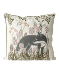 Country Lane Earth Standing Fox Pillow