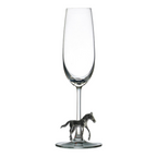 Running Horse Accent Glassware, Pewter