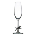 Running Fox Accent Glassware, Pewter