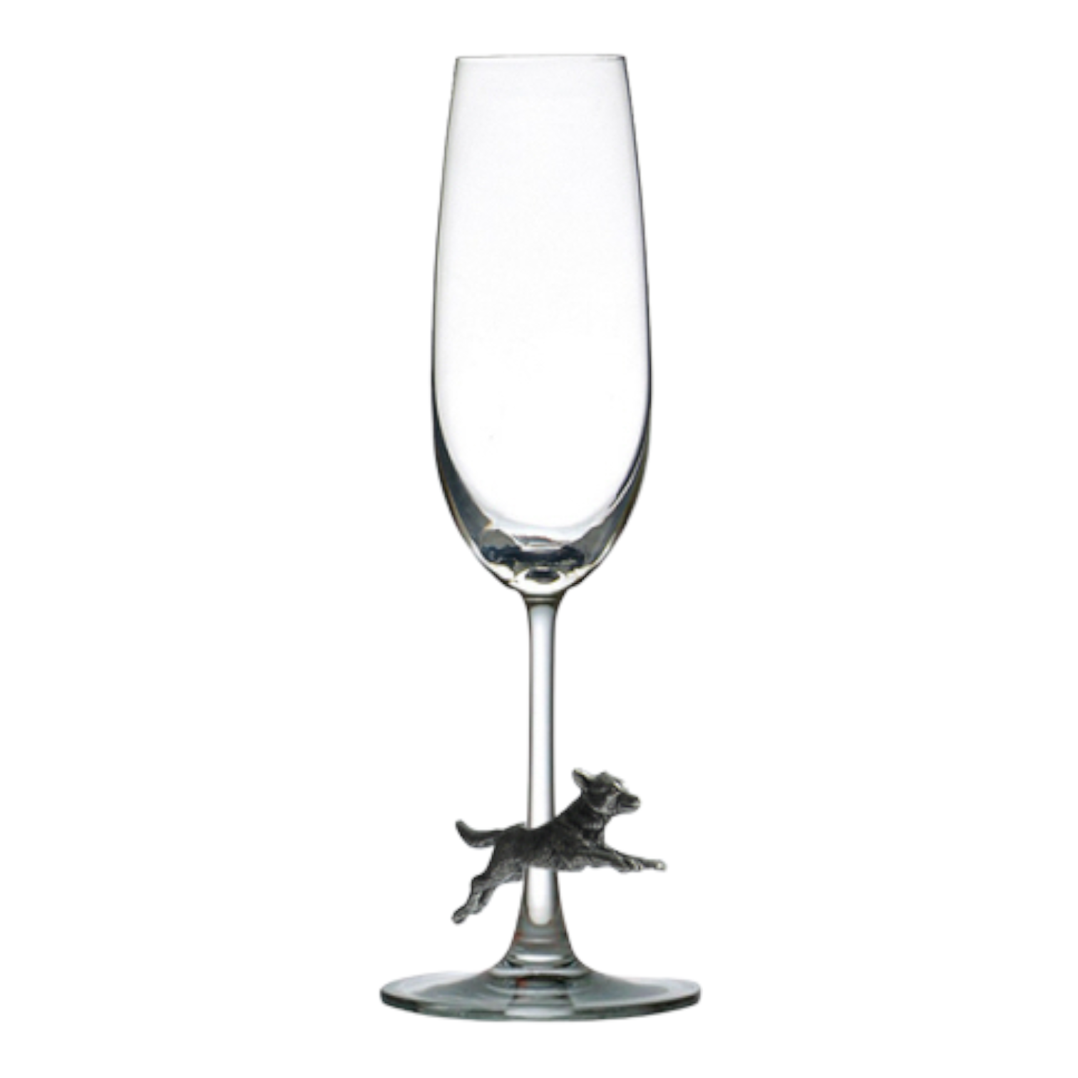 Running Fox Accent Glassware, Pewter