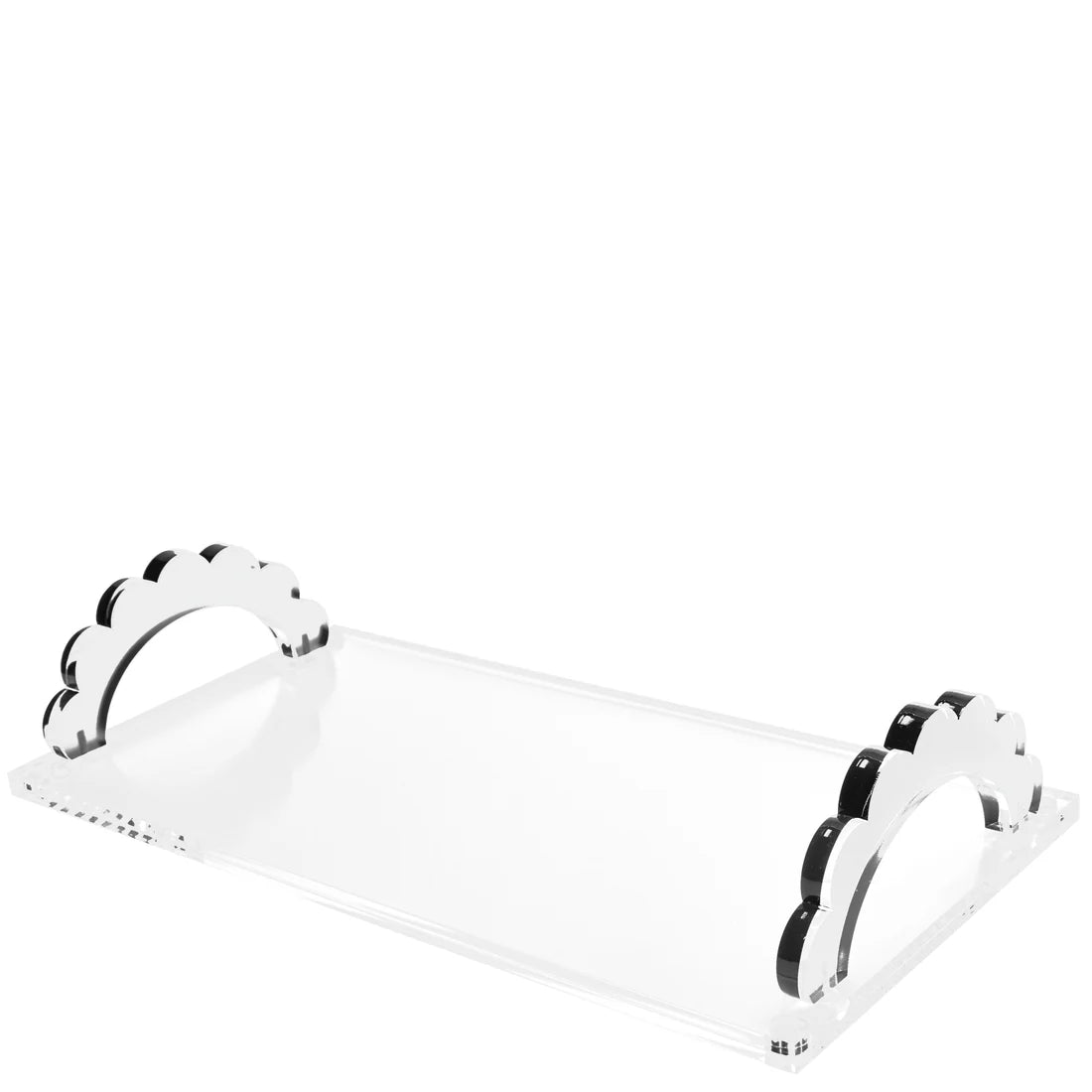 Scallop Handle Photo Tray