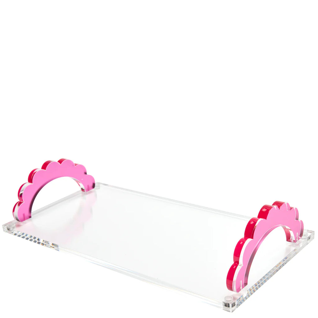 Scallop Handle Photo Tray