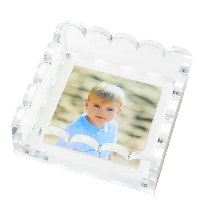 Small Scallop Photo Tray