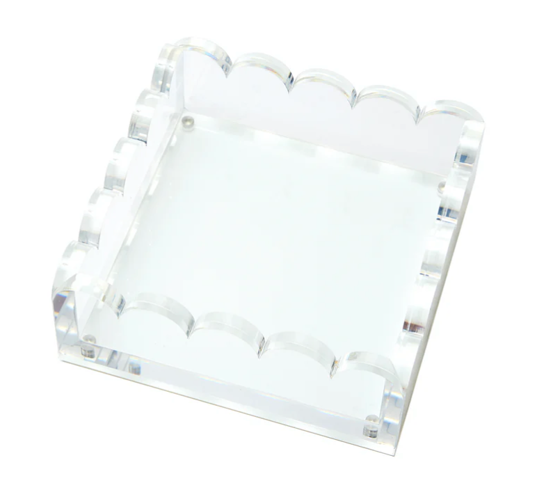 Small Scallop Photo Tray