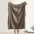 Italian Herringbone Throw Cocoa
