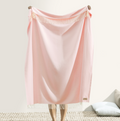 Italian Herringbone Throw Cherry Blossom
