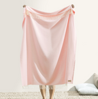 Italian Herringbone Throw Cherry Blossom
