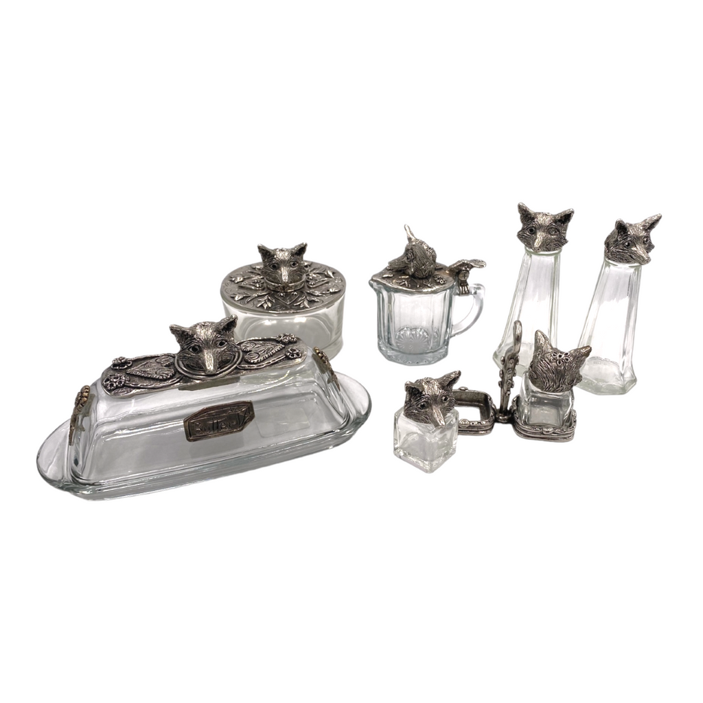 Fox Salt & Pepper Shakers Tall