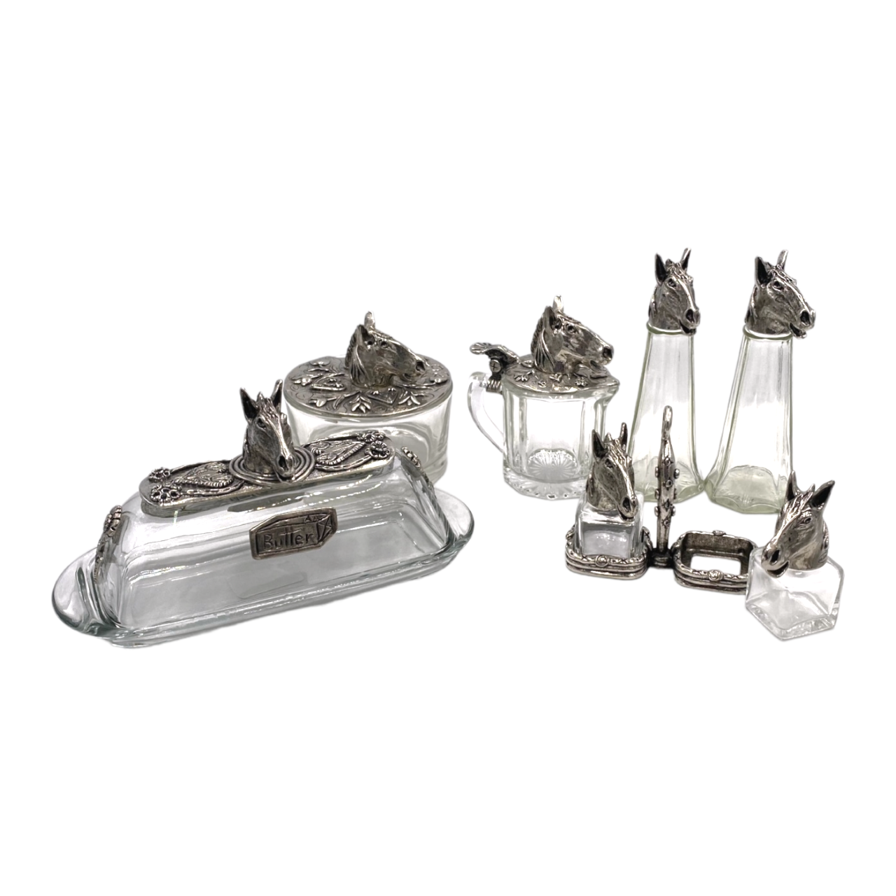 Horse Creamer & Sugar Bowl Set