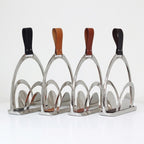 Stirrup Magazine Holder With Leather Handle