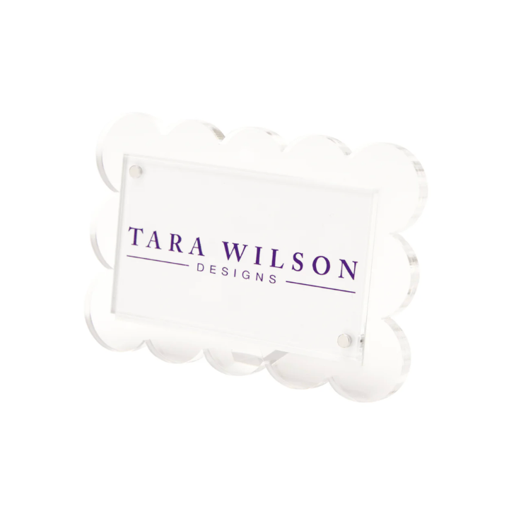 Scallop Place Card Holders
