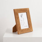 Suede & Leather Photo Frame 8x10