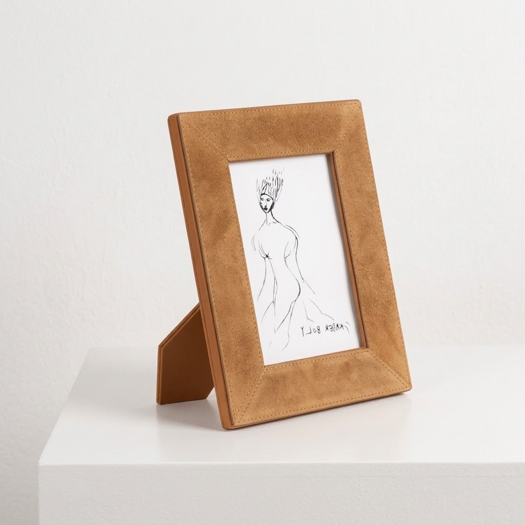 Suede & Leather Photo Frame 8x10