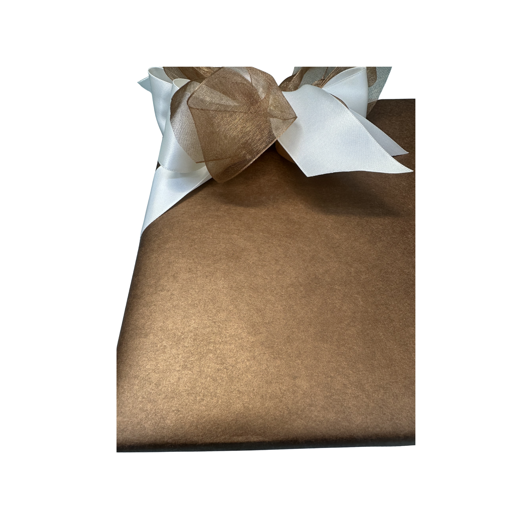 Classic Copper Wrapping with Antique White Ribbon