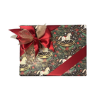 Christmas Rocking Horse Wrapping with Red Ribbon