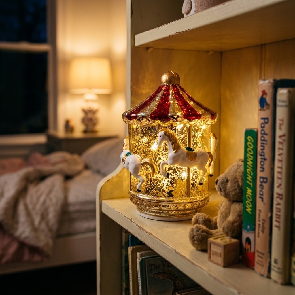 Sparkle Spin LED Carousel
