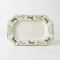 Green Horse Rectangle Serving Platter