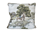 20x20 Landscape Fox Hunt Throw Pillow
