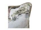 20x20 Landscape Fox Hunt Throw Pillow