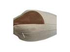 20x20 Embroidered Crossed Polo Mallets Pillow Tan