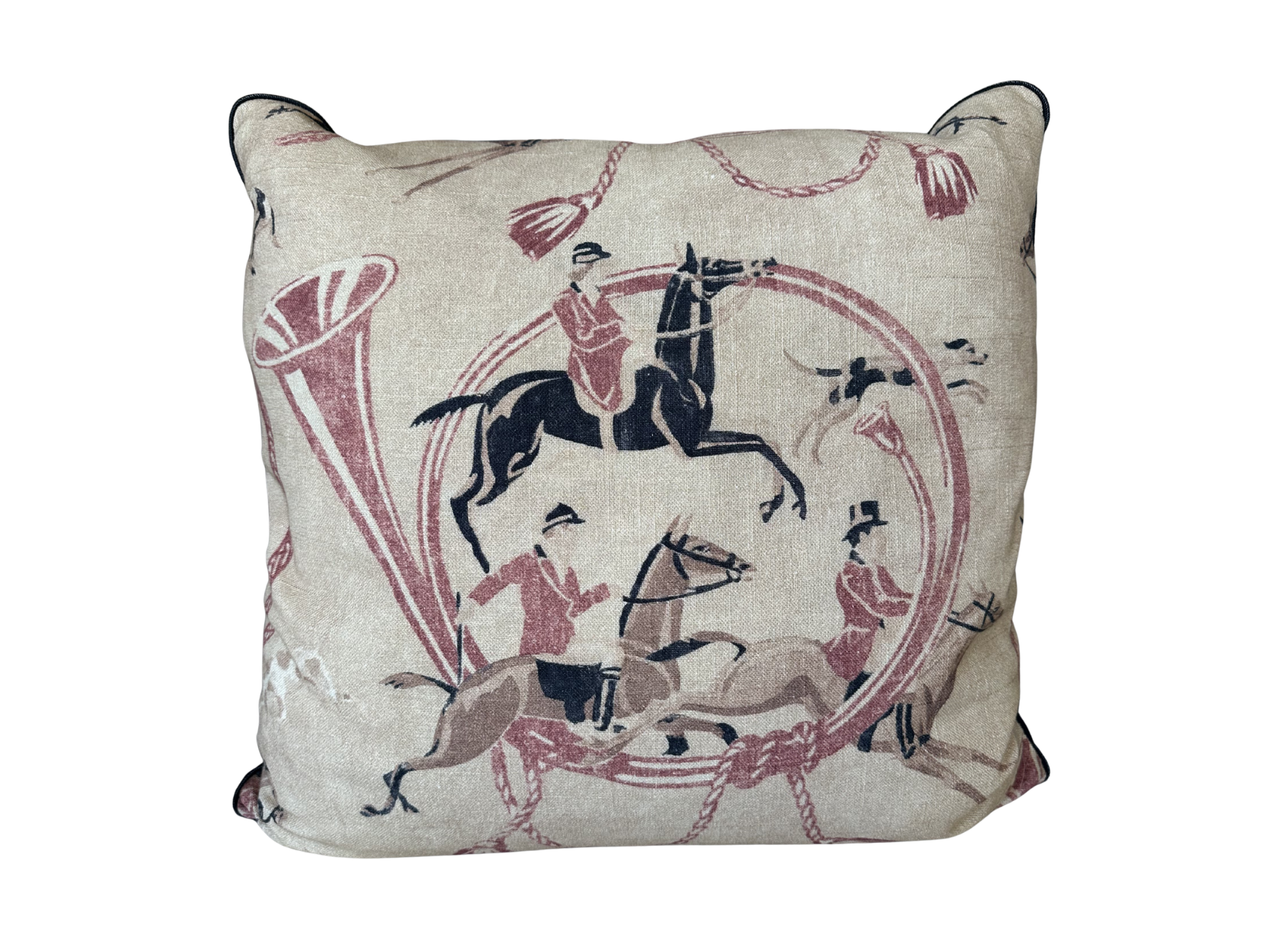 20x20 Fox Hunt Throw Pillow